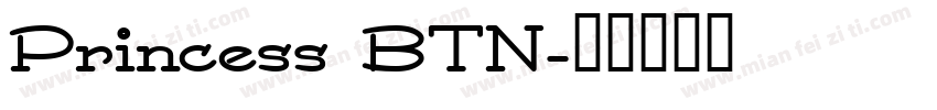 Princess BTN字体转换